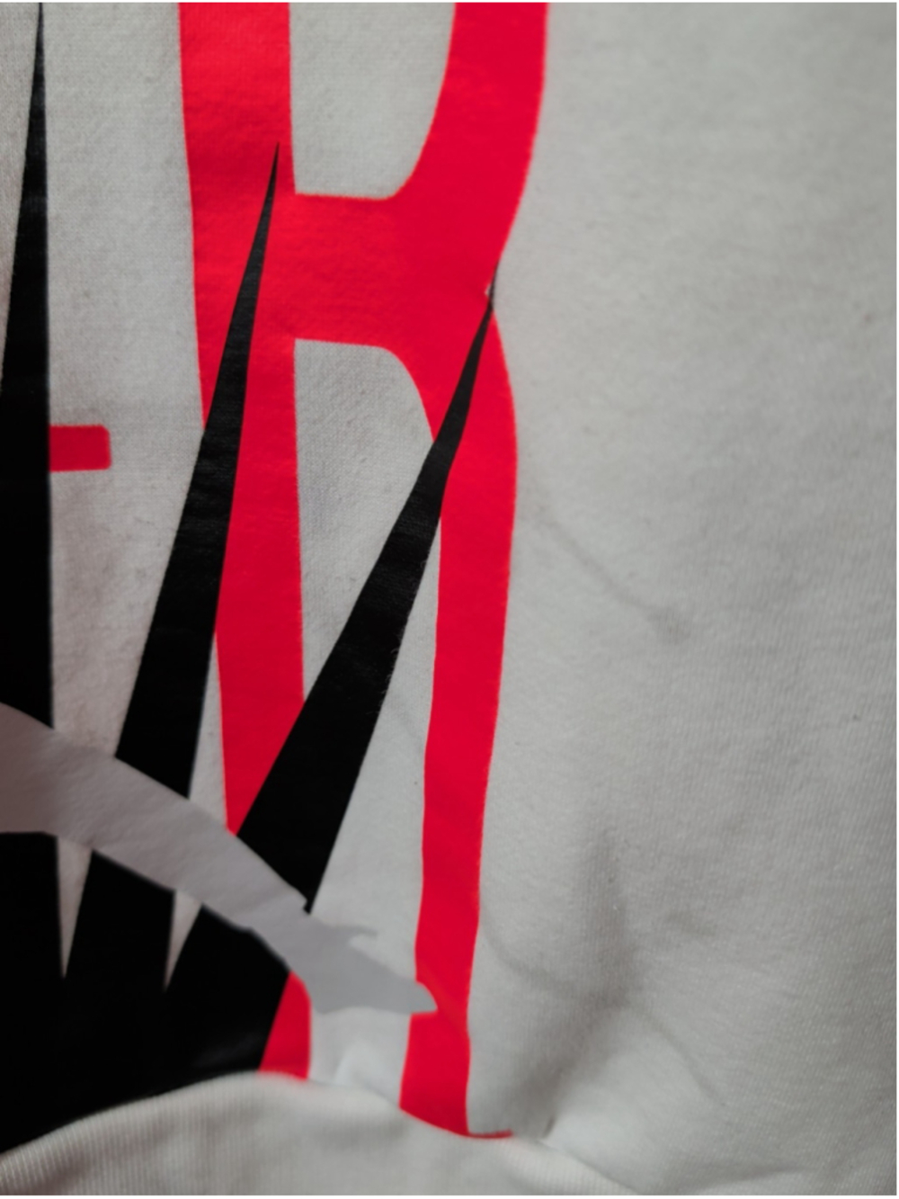 Air Jordan Hoodie Mens M Black White Sweatshirt Jumpman Embroidered Logo *Stains - Picture 9 of 12